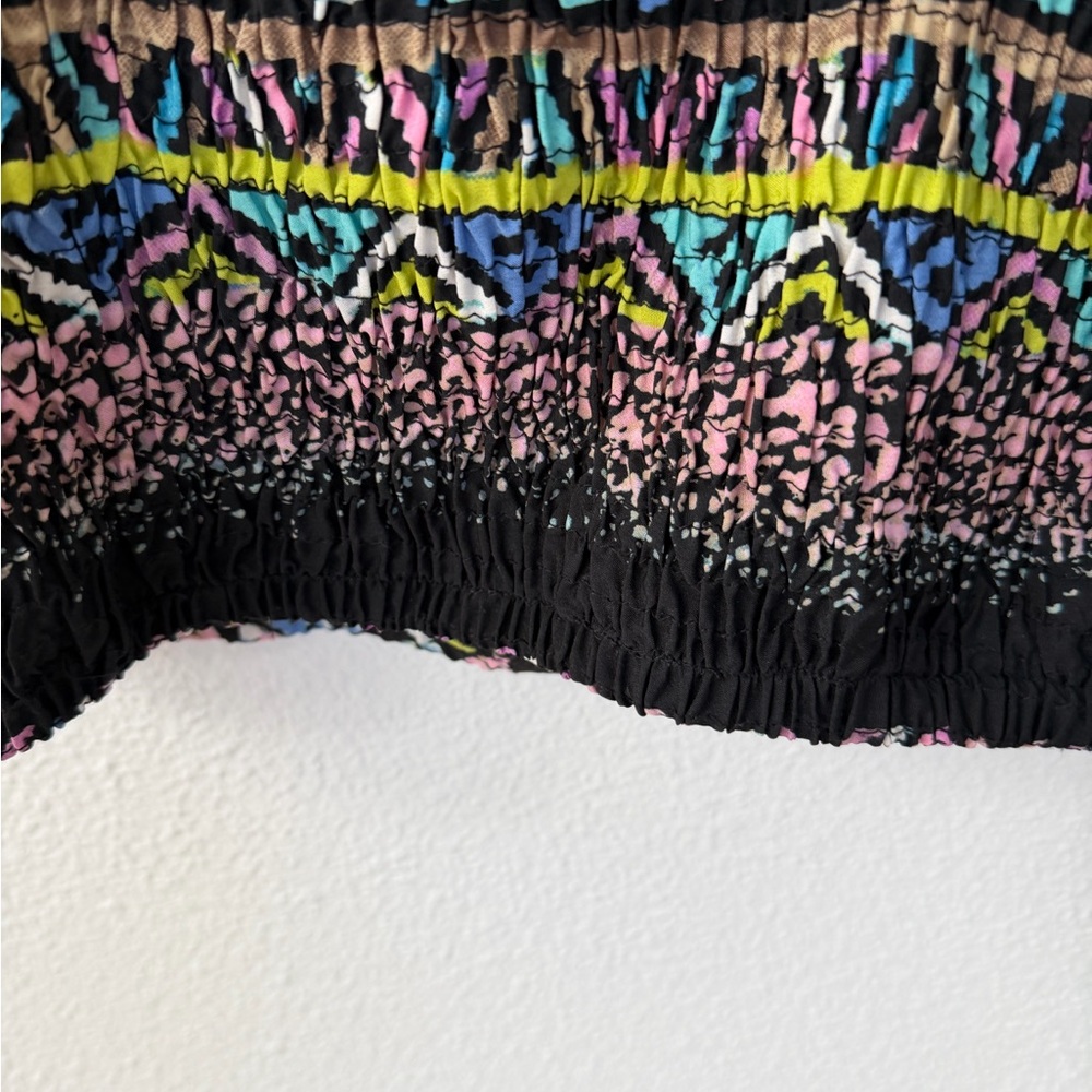 Colorful Aztec Crop Top - Picture 4 of 4